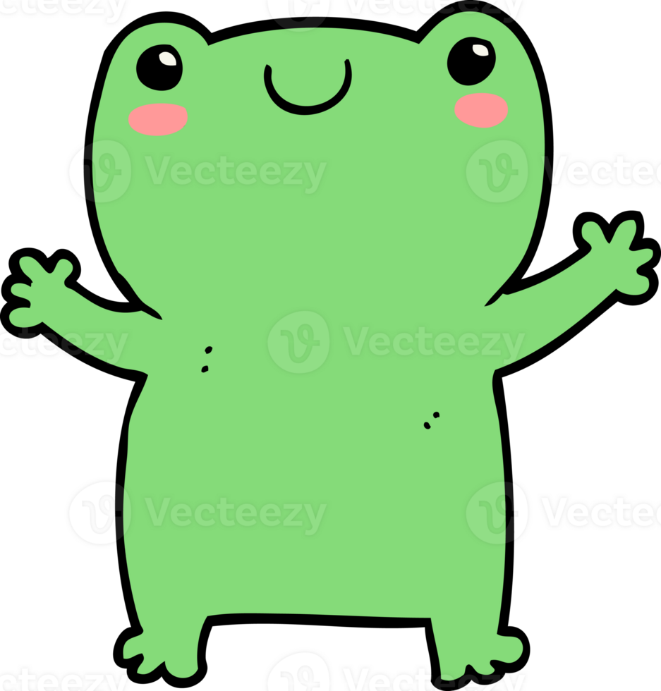 cute cartoon frog png