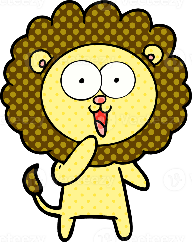 happy cartoon lion png