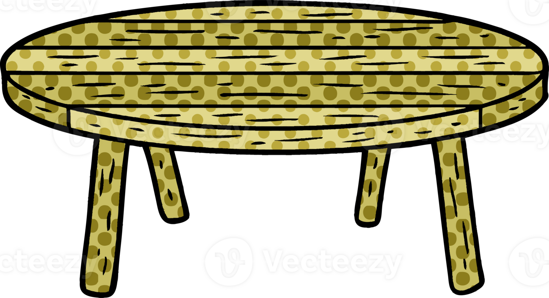 cartoon wooden table png