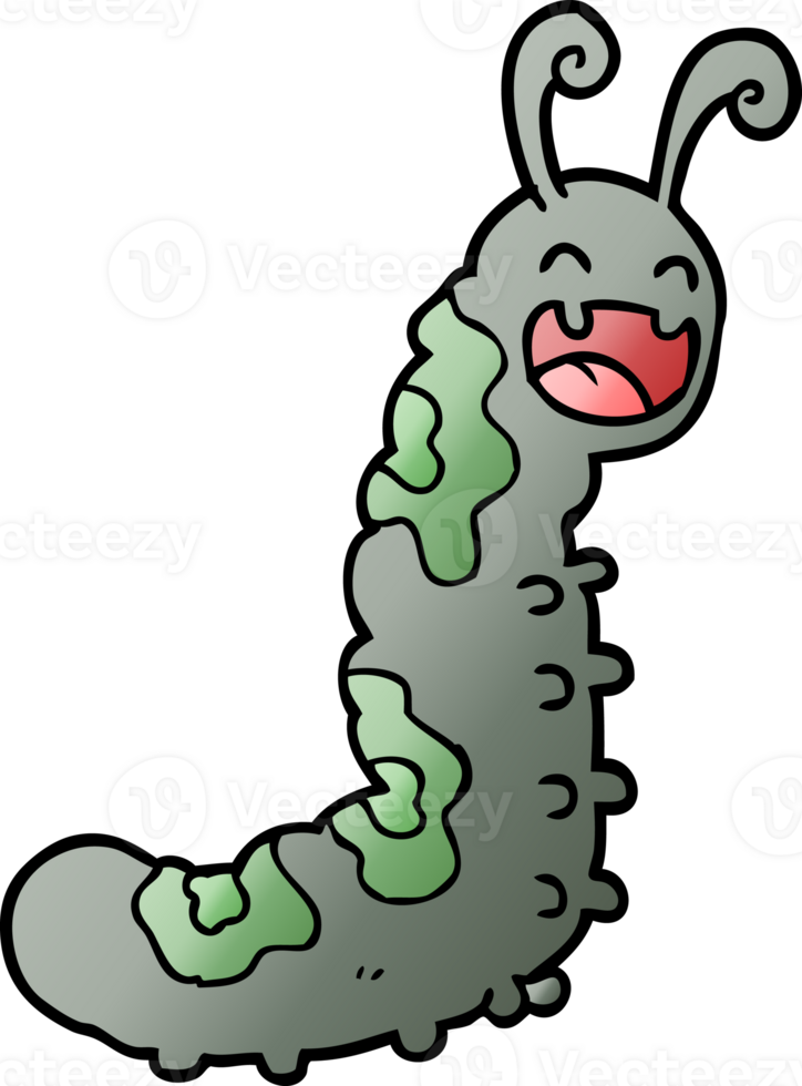 funny cartoon caterpillar png
