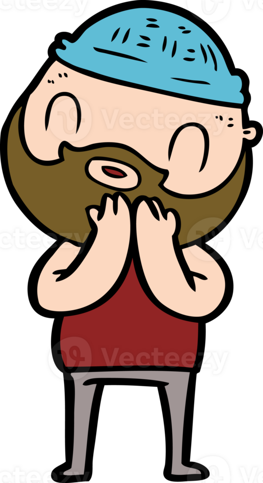 cartoon bearded man png