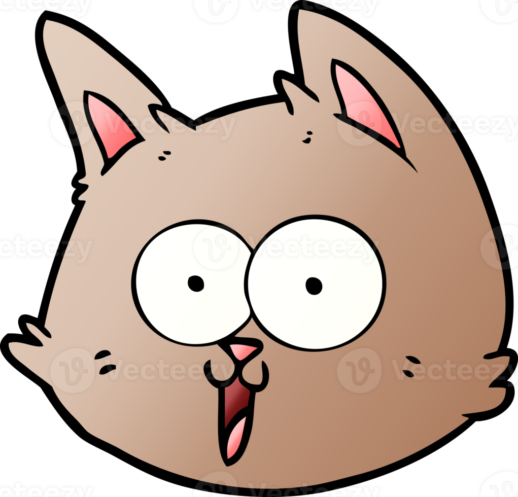 cartoon cat face png