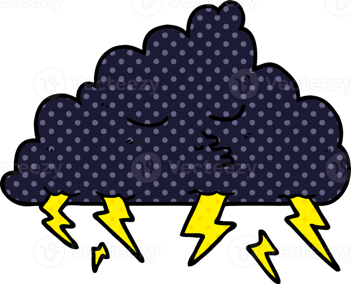 cartoon storm cloud png