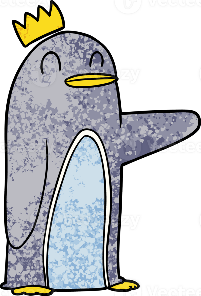 cartoon emperor penguin png