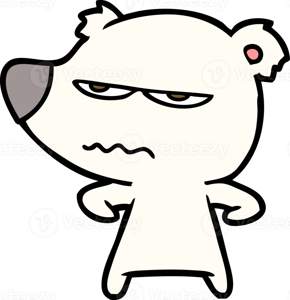 angry bear polar cartoon png