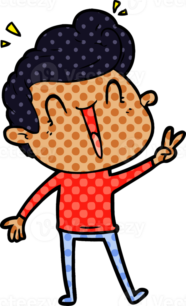 homem animado dos desenhos animados png