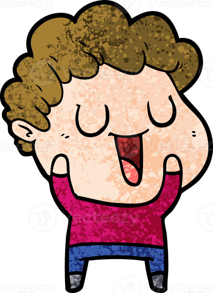 laughing cartoon man png