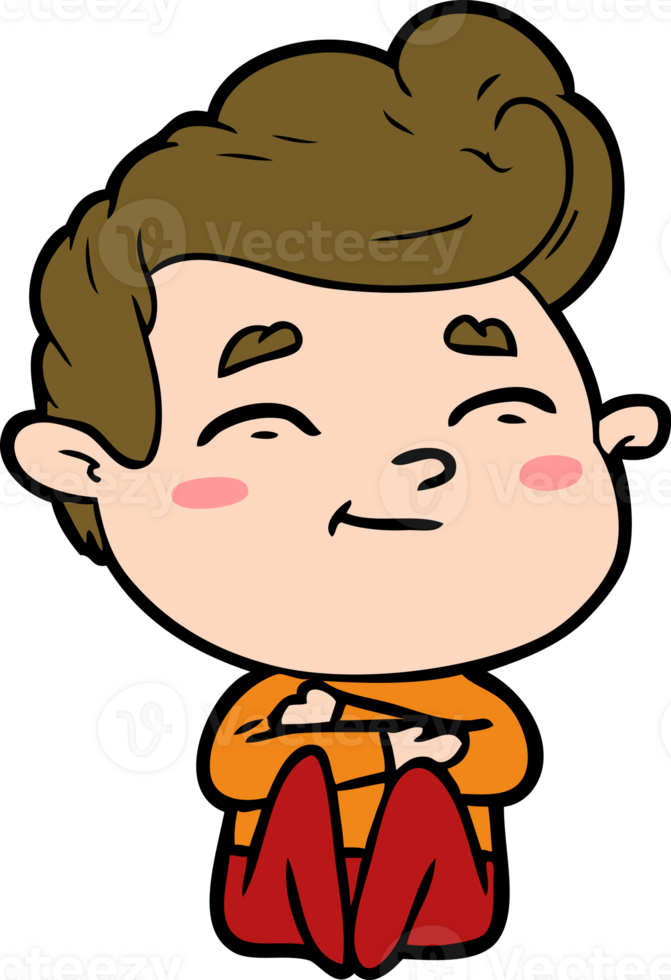 happy cartoon man png
