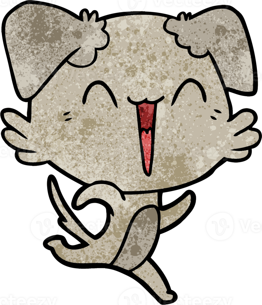happy little dog cartoon png