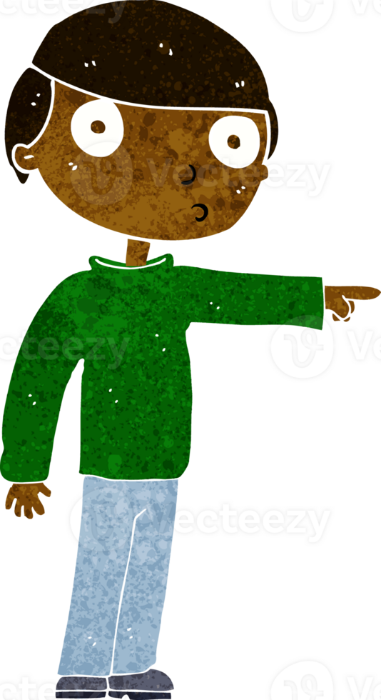cartoon man pointing png