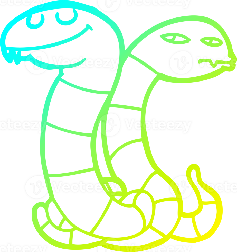 kall lutning linje teckning av en tecknad serie ormar png