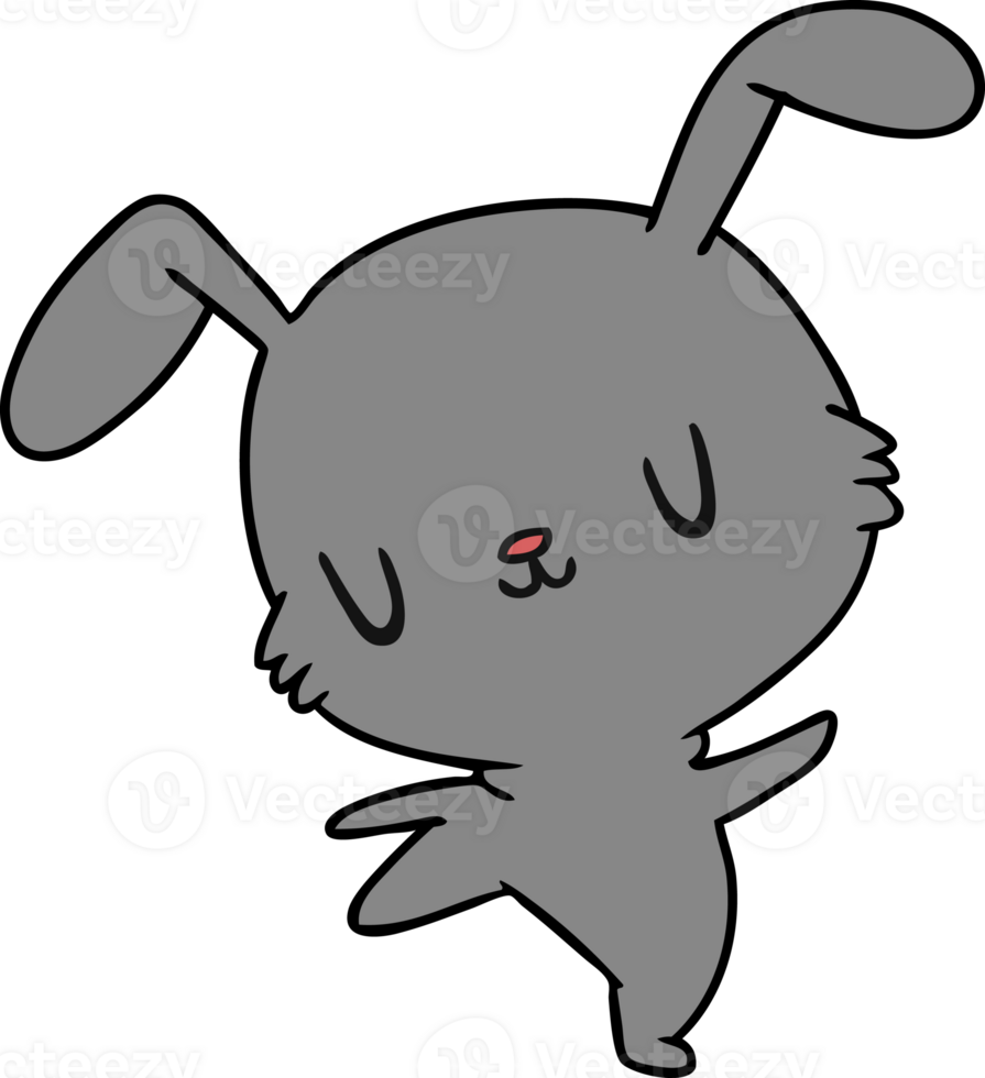 cartoon illustration kawaii cute furry bunny png