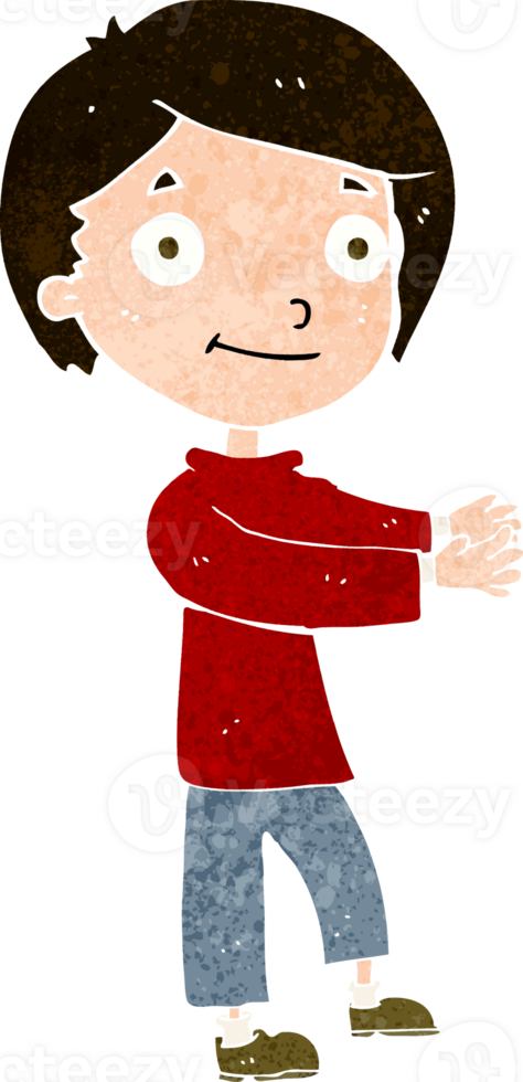cartoon happy boy png