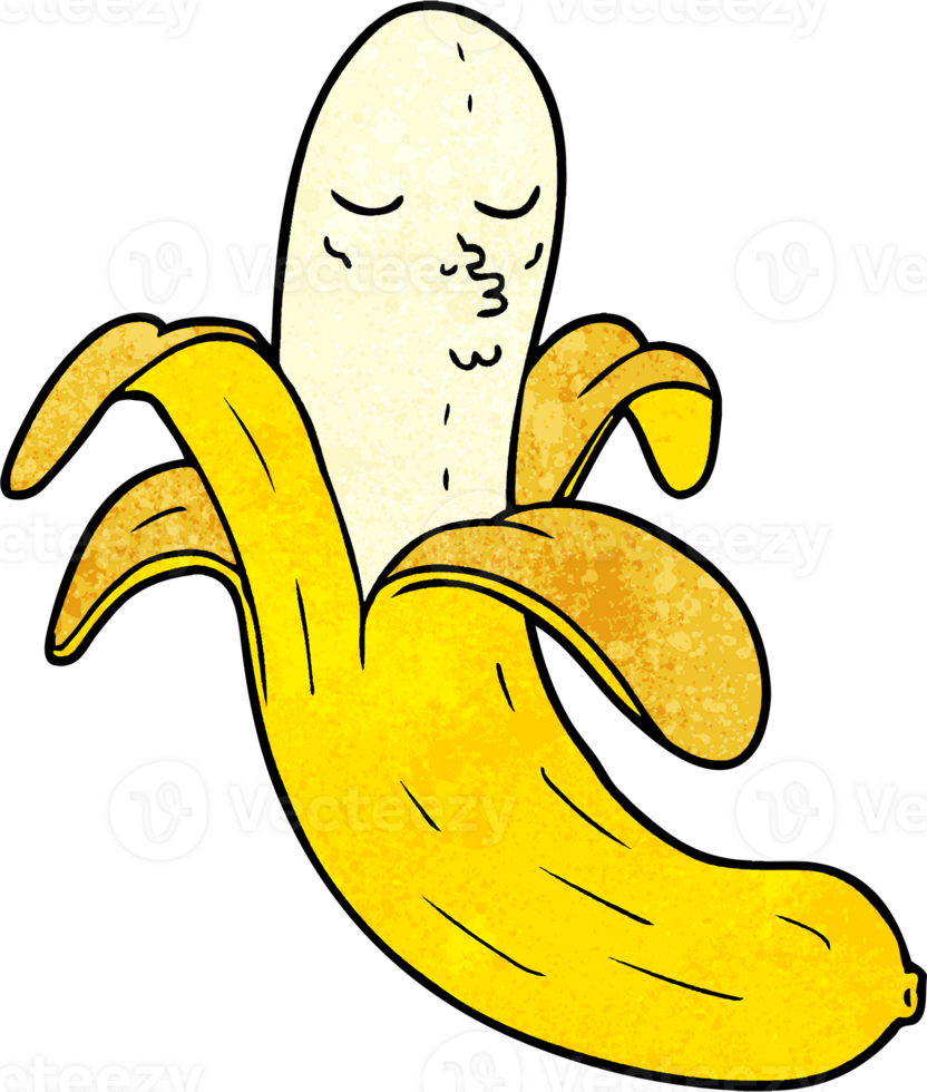 banana orgânica de melhor qualidade dos desenhos animados png