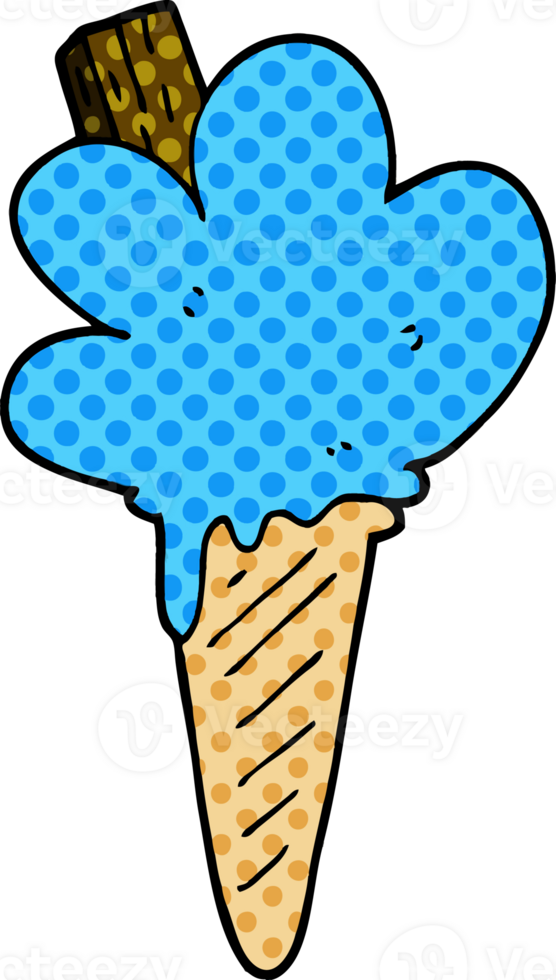 casquinha de sorvete de desenho animado png