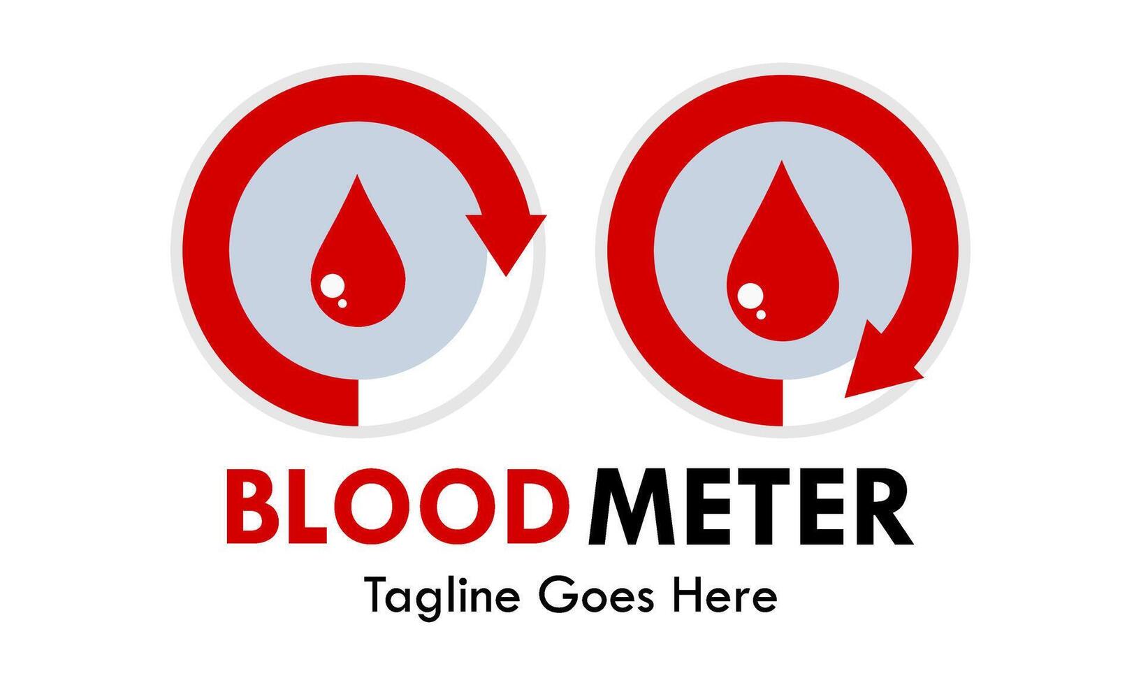sangre metro, cargando indicador. sangre calibre concepto con rojo sangre. satisfacción indicador. vector