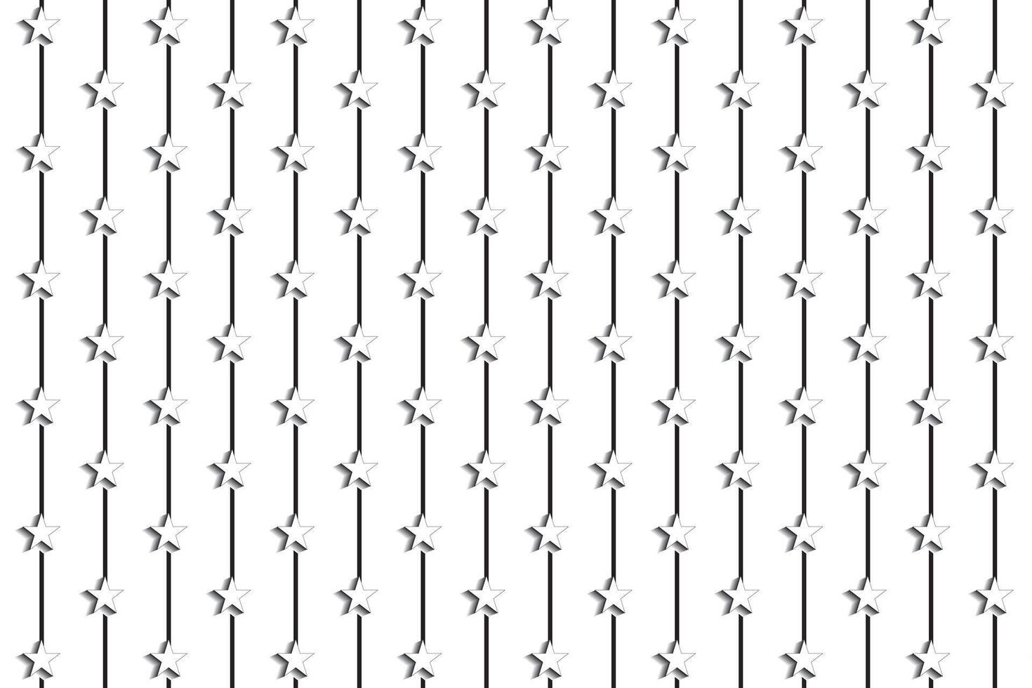 Illustration pattern, Abstract Geometric Style. Repeating of gradient star with line on white background. vector