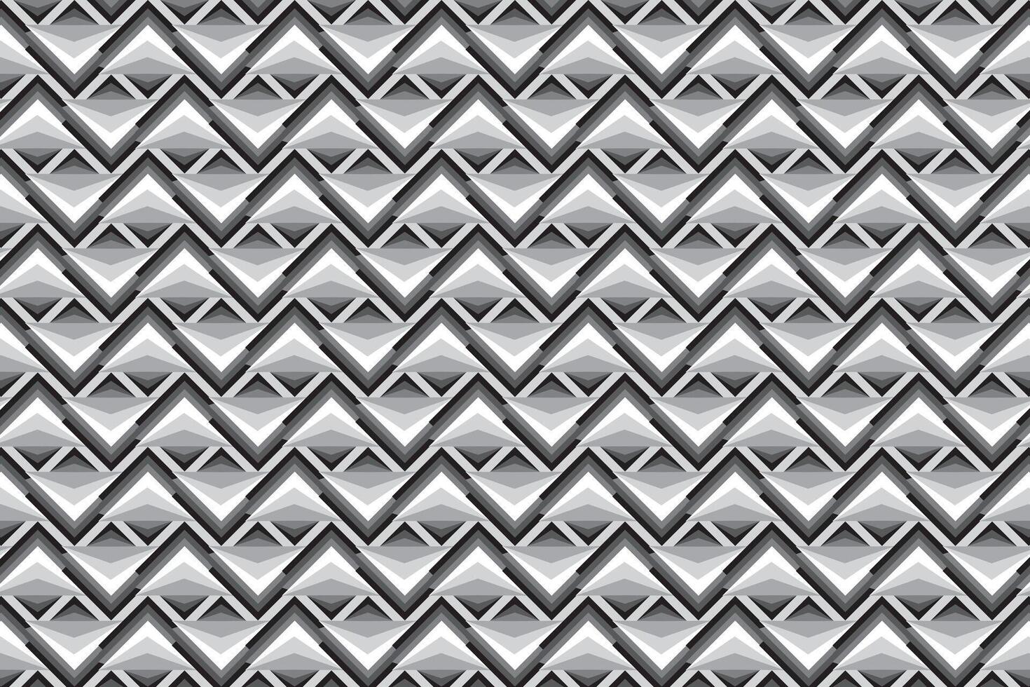 Illustration pattern, Abstract Geometric Style. Repeating of grey layer in triangle on grey background. vector