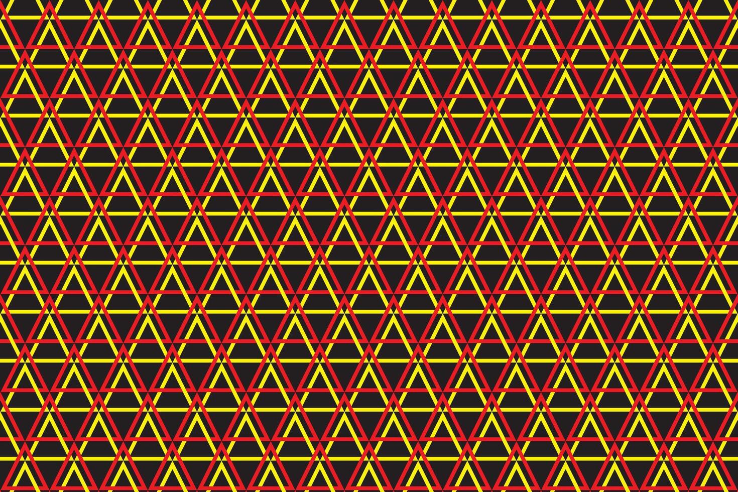 Illustration pattern, Abstract Geometric Style. Repeating of triangle line on black background. vector