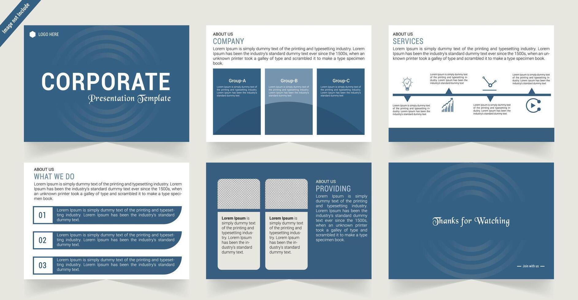 Modern Vector Business Presentation Template