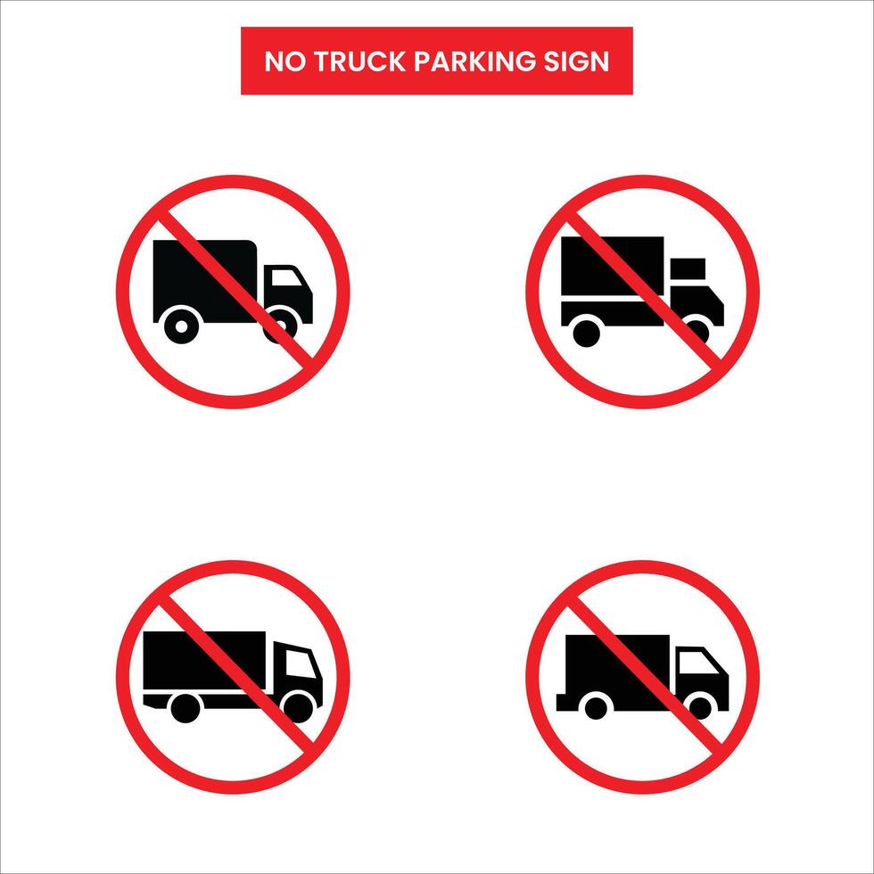 No Car Parking Sign Template Illustration vector
