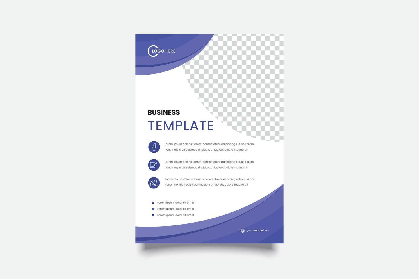 Modern Business Flyer Free Vector