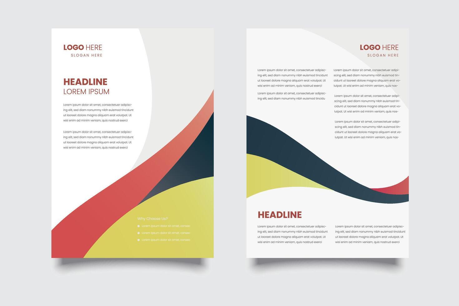 Modern Business Flyer Brochure Free Vector