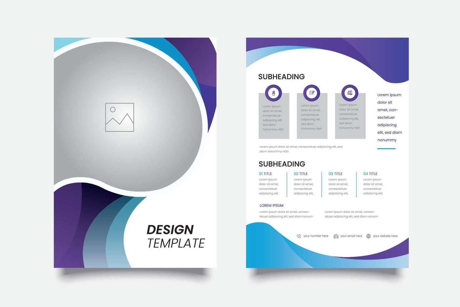 Modern Business Flyer Free Vector