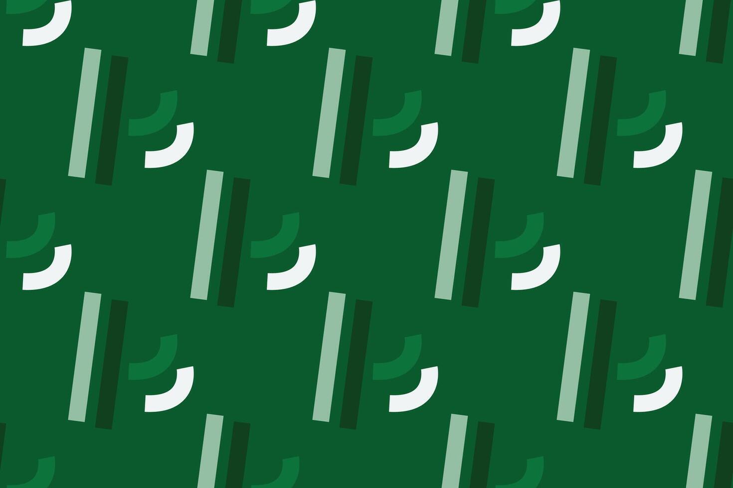 Cute green seamless patterns. Vector illustration bright design. Abstract seamless geometric pattern on green background