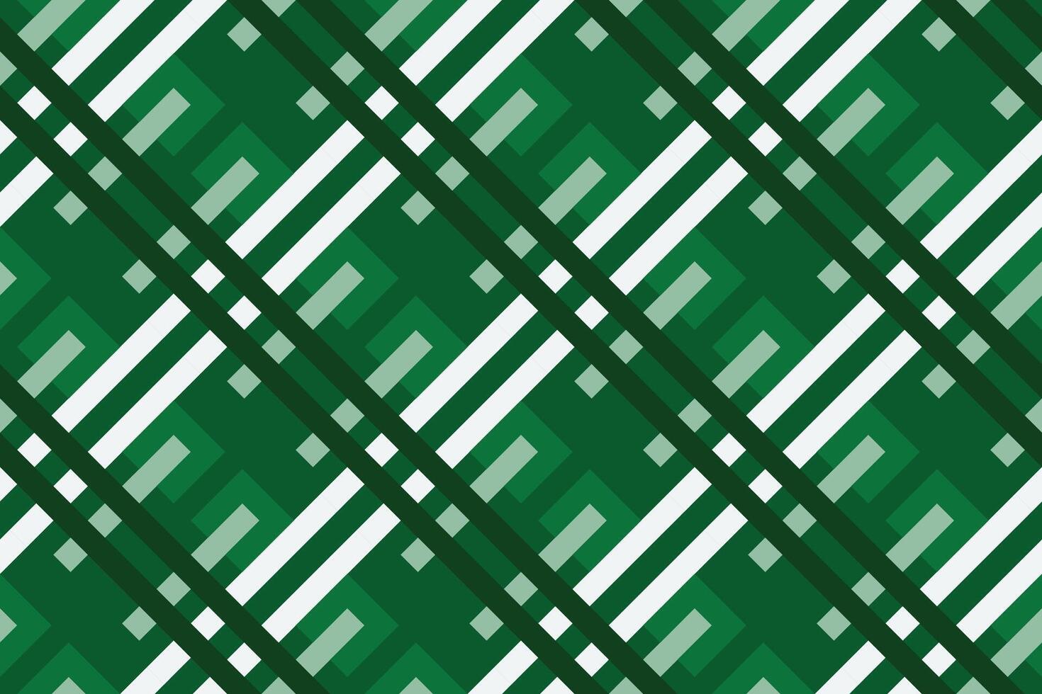 Abstract geometric pattern with lines, simple seamless vector background. green and white texture