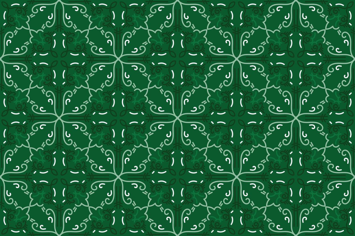 Cute green seamless patterns. Vector illustration bright design. Abstract seamless geometric pattern on green background