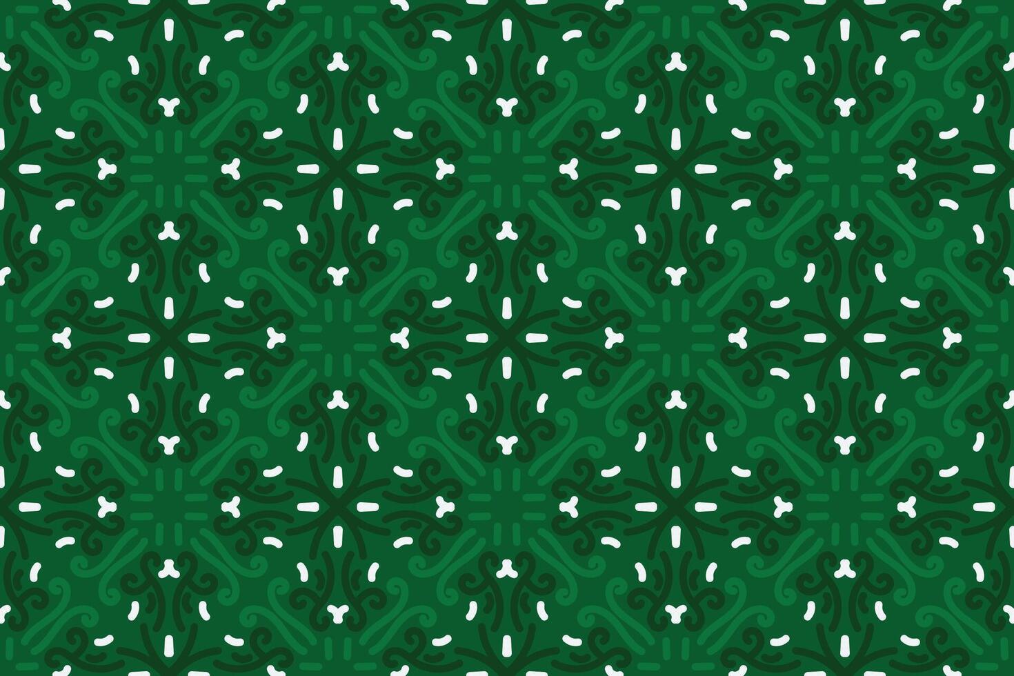 Cute green seamless patterns. Vector illustration bright design. Abstract seamless geometric pattern on green background