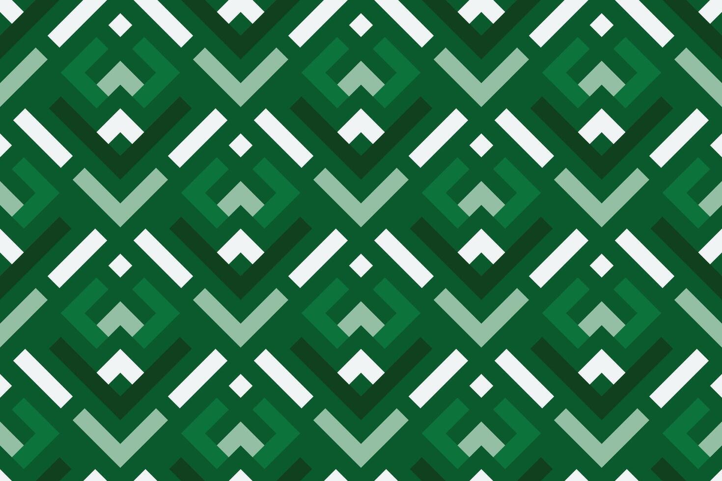 Abstract geometric pattern with lines, simple seamless vector background. green and white texture