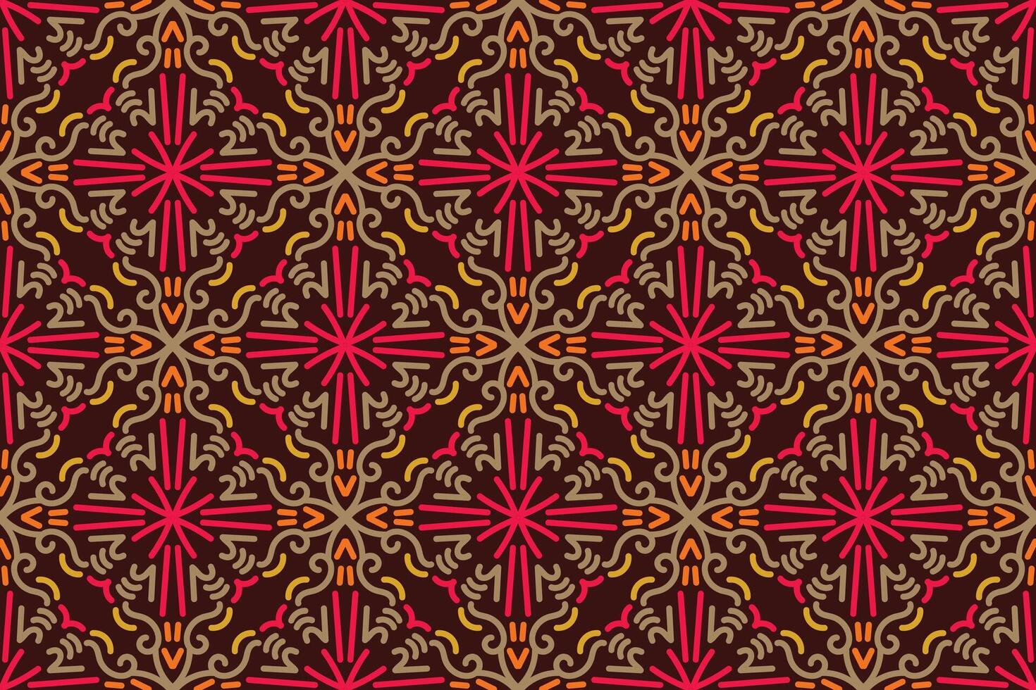Seamless tribal texture or pattern vector