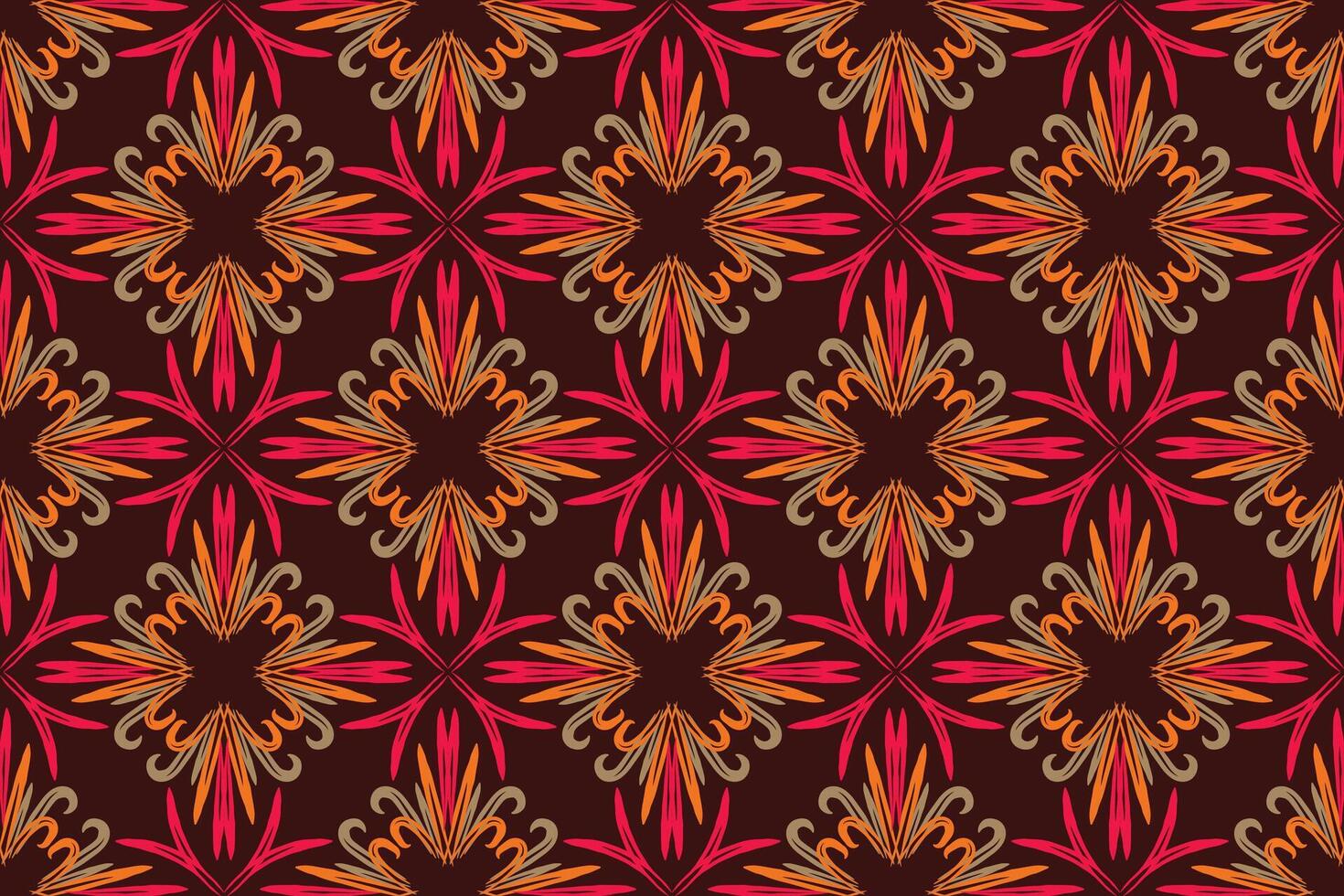 mano dibujado resumen sin costura patrón, étnico fondo, sencillo estilo, genial para textiles, pancartas, fondos de pantalla, envase vector