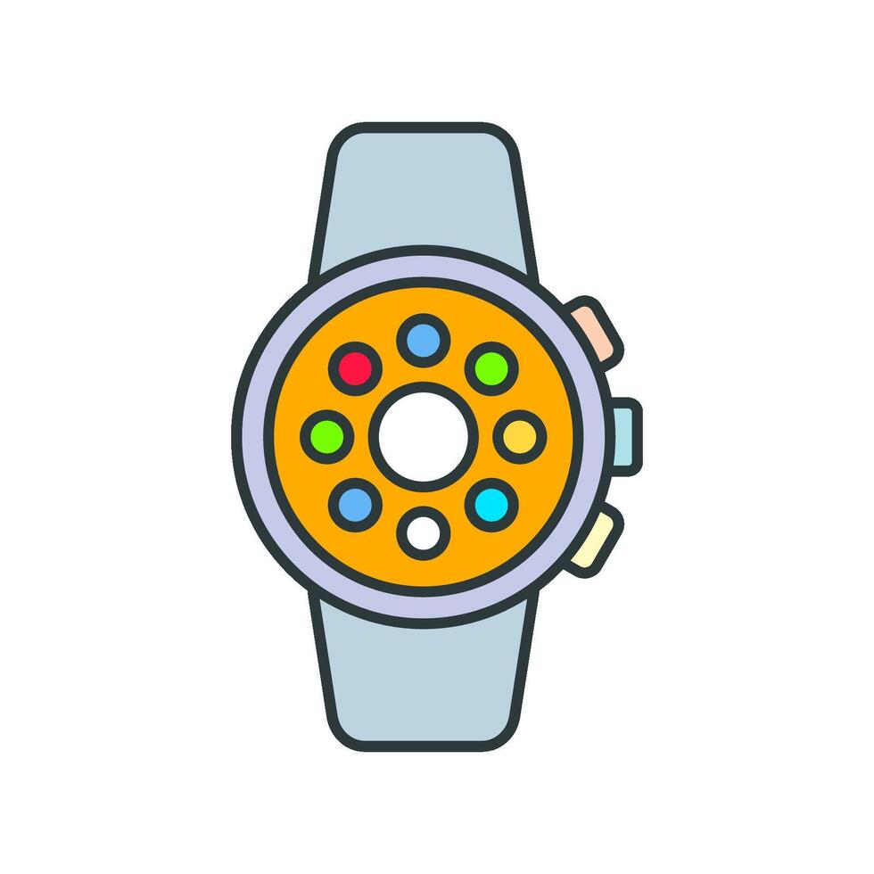 inteligente reloj icono vector diseño plantillas sencillo y moderno concepto