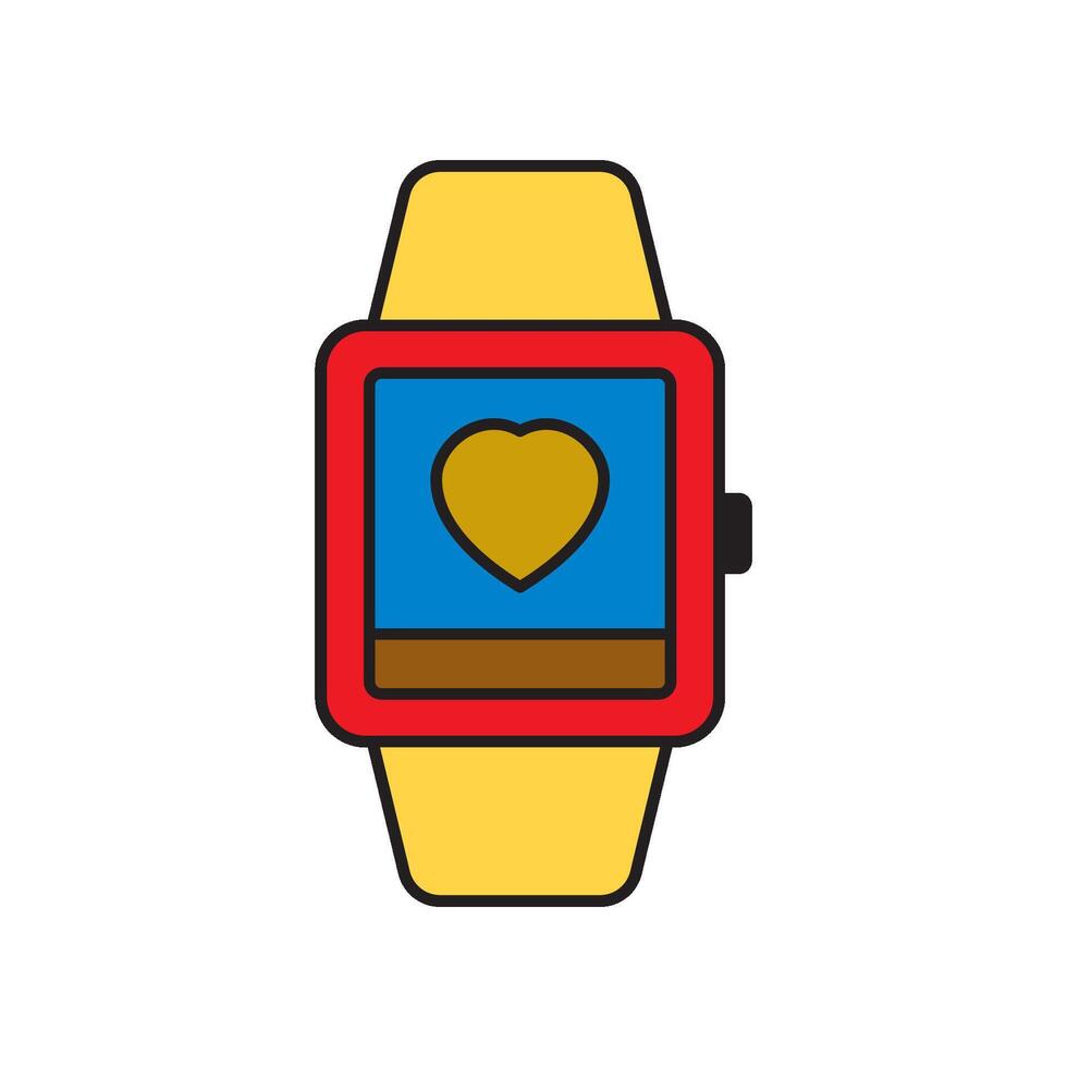 Smart watch icon vector design templates simple and modern concept