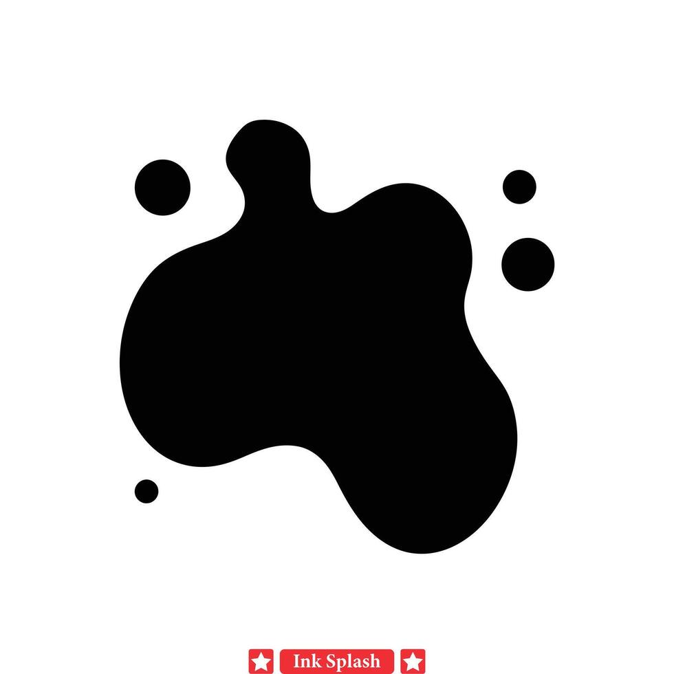 Versatile Ink Splash Vector Graphics  Suitable for Various Design Styles and Themes