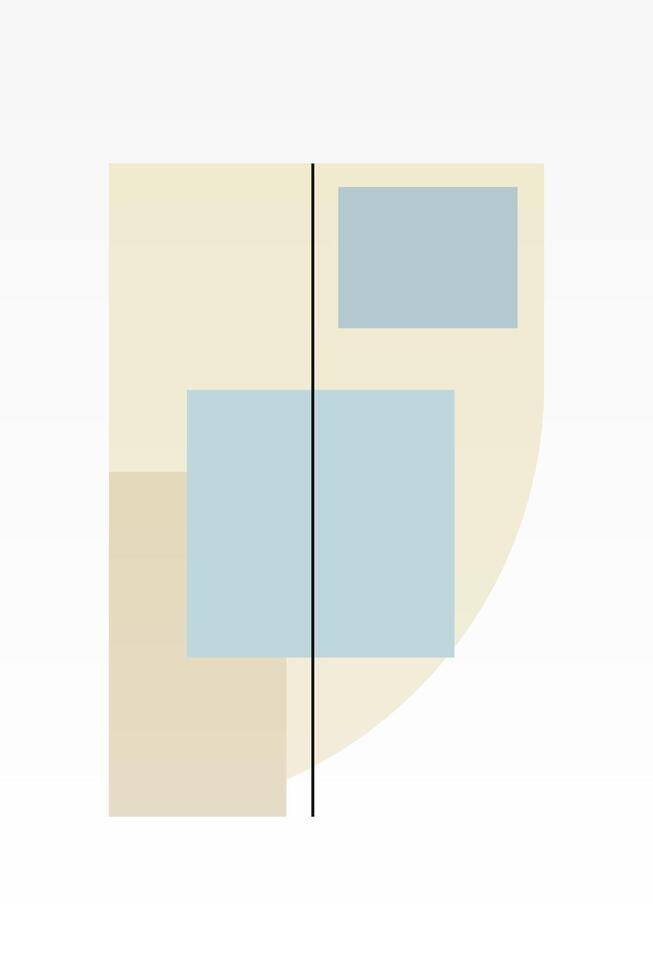 Flat abstract geometric shape art background vector