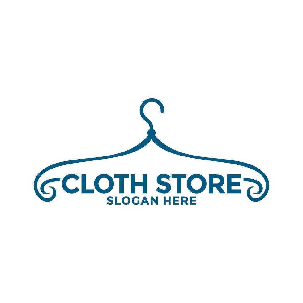 clothing store logo design inspiration. Cloth Shop logo vector template