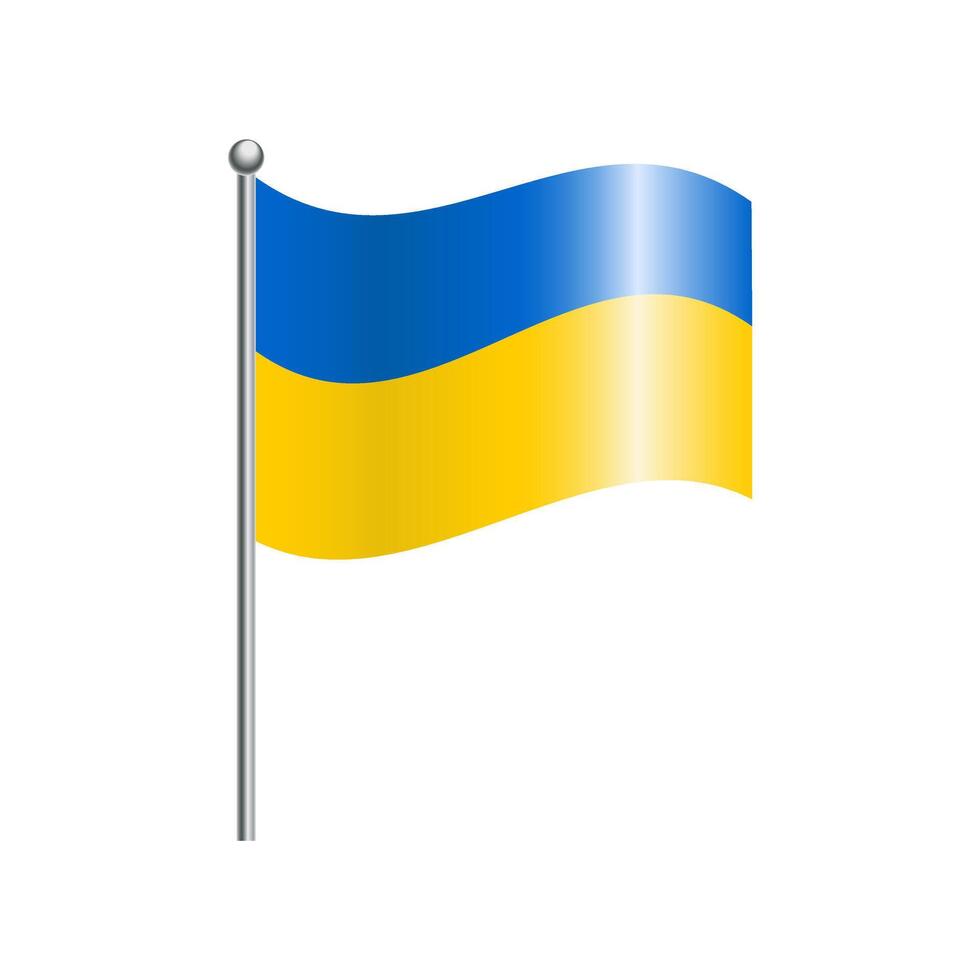 Ukrainian flag. Vector