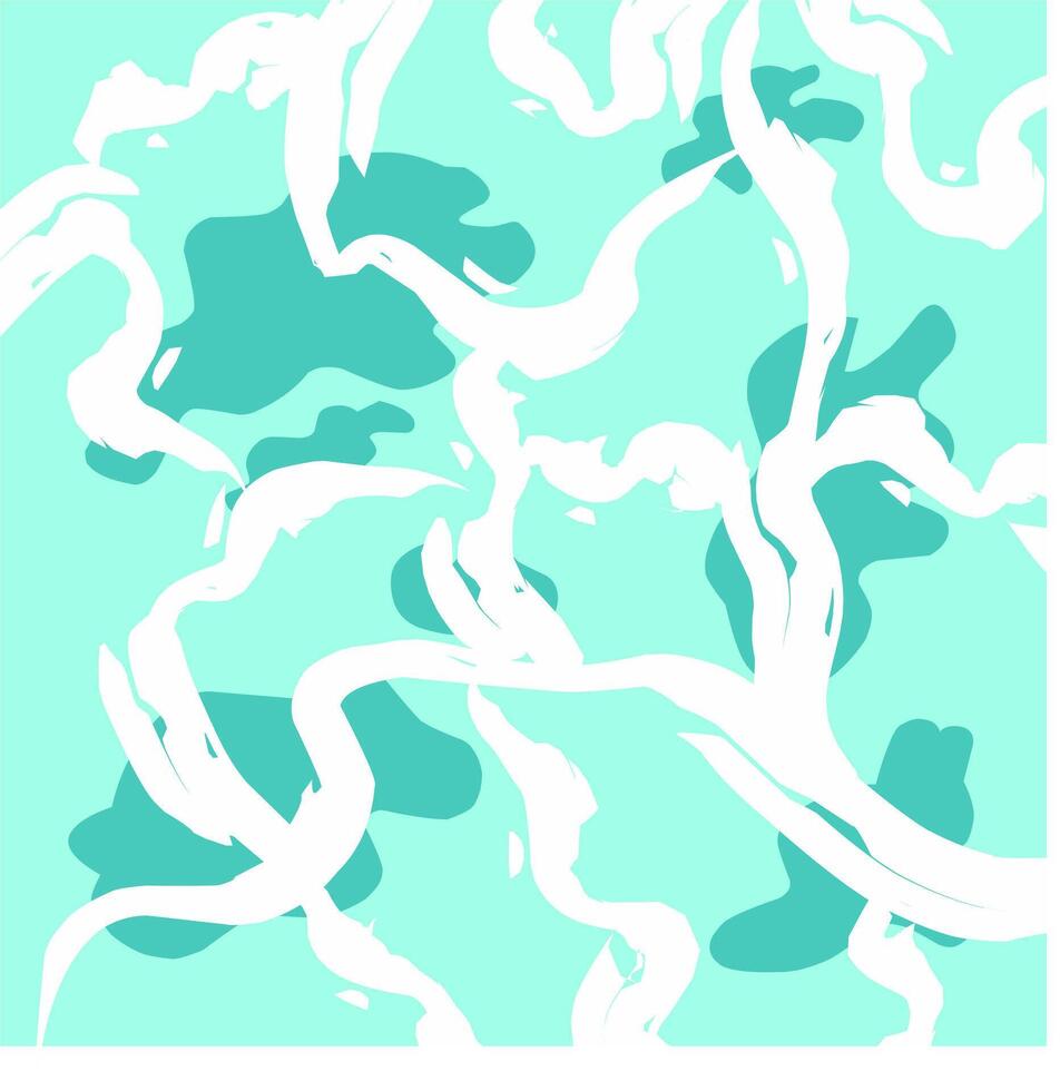 Green clean water seamless pattern vector illustration