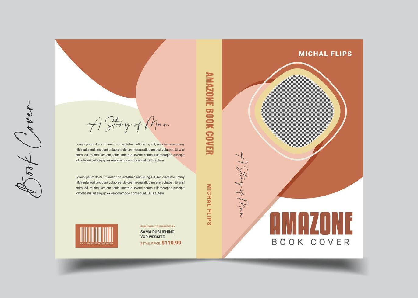 Book Cover Template vector