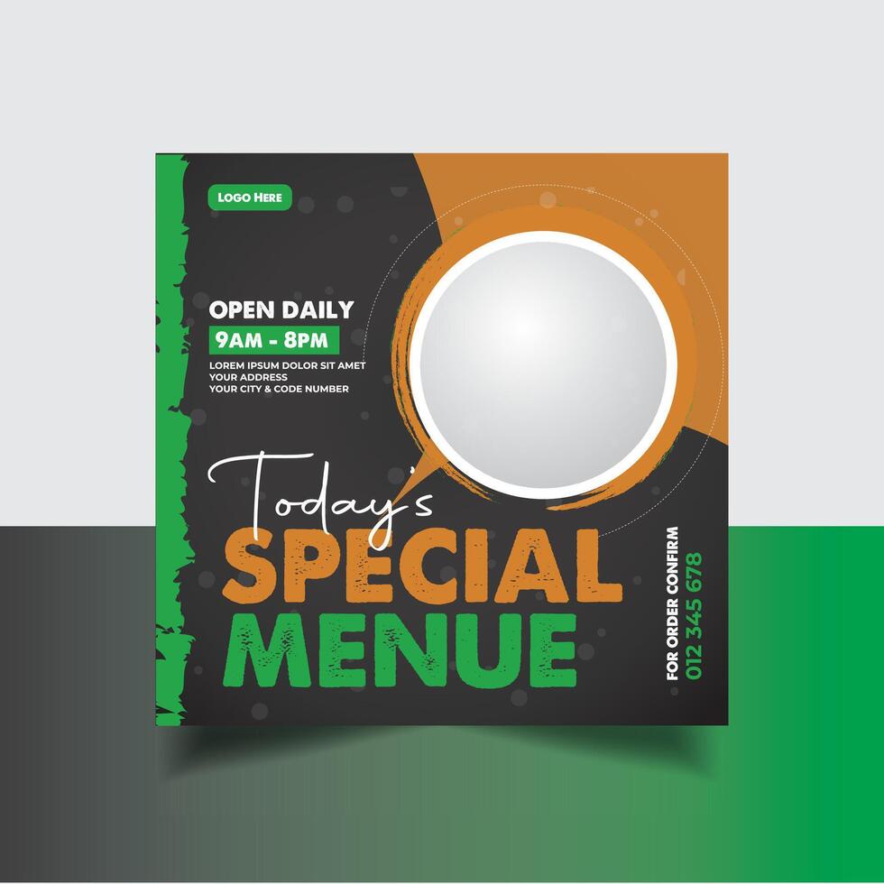 Food Flyer Design vector