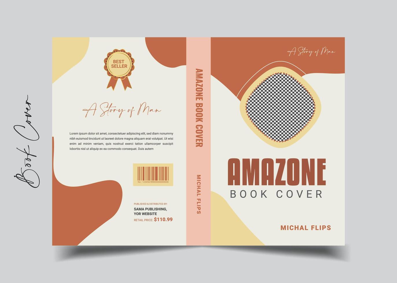 Book Cover Template 42335663 Vector Art at Vecteezy