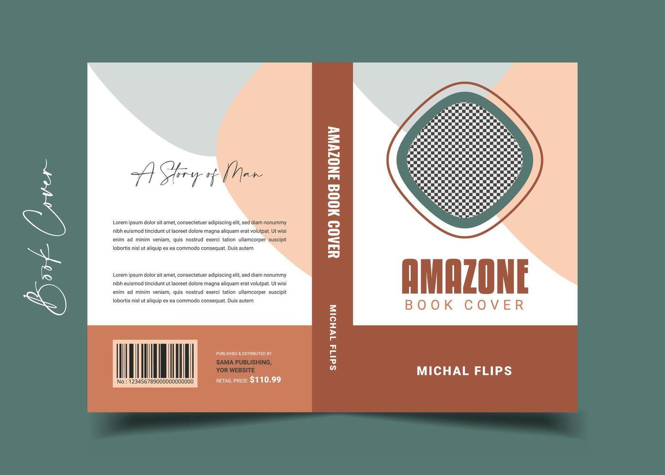 Book Cover Template vector