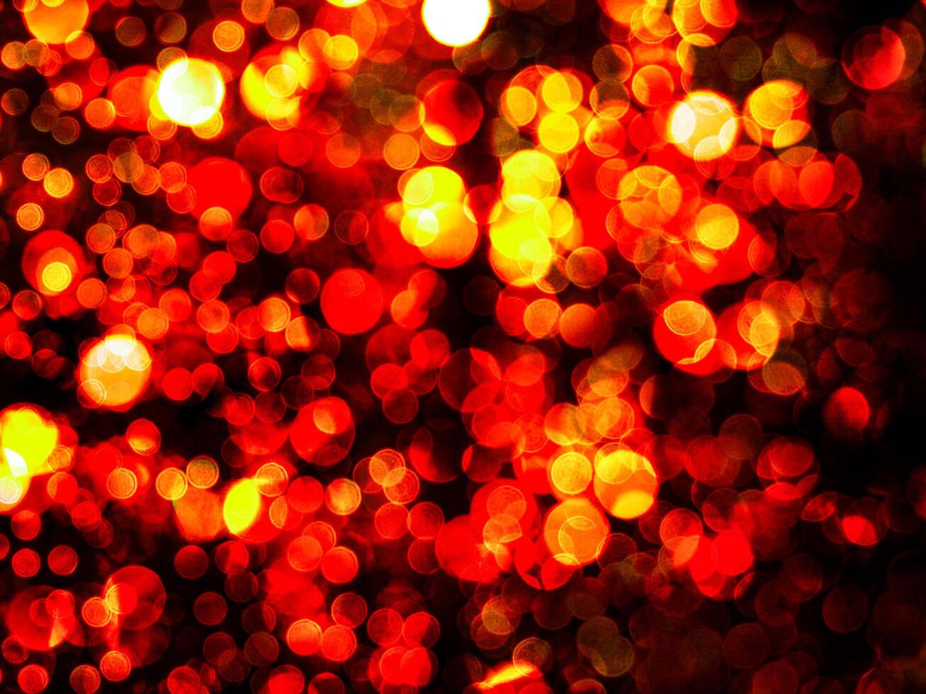 Digital Red Bokeh Lights Background photo