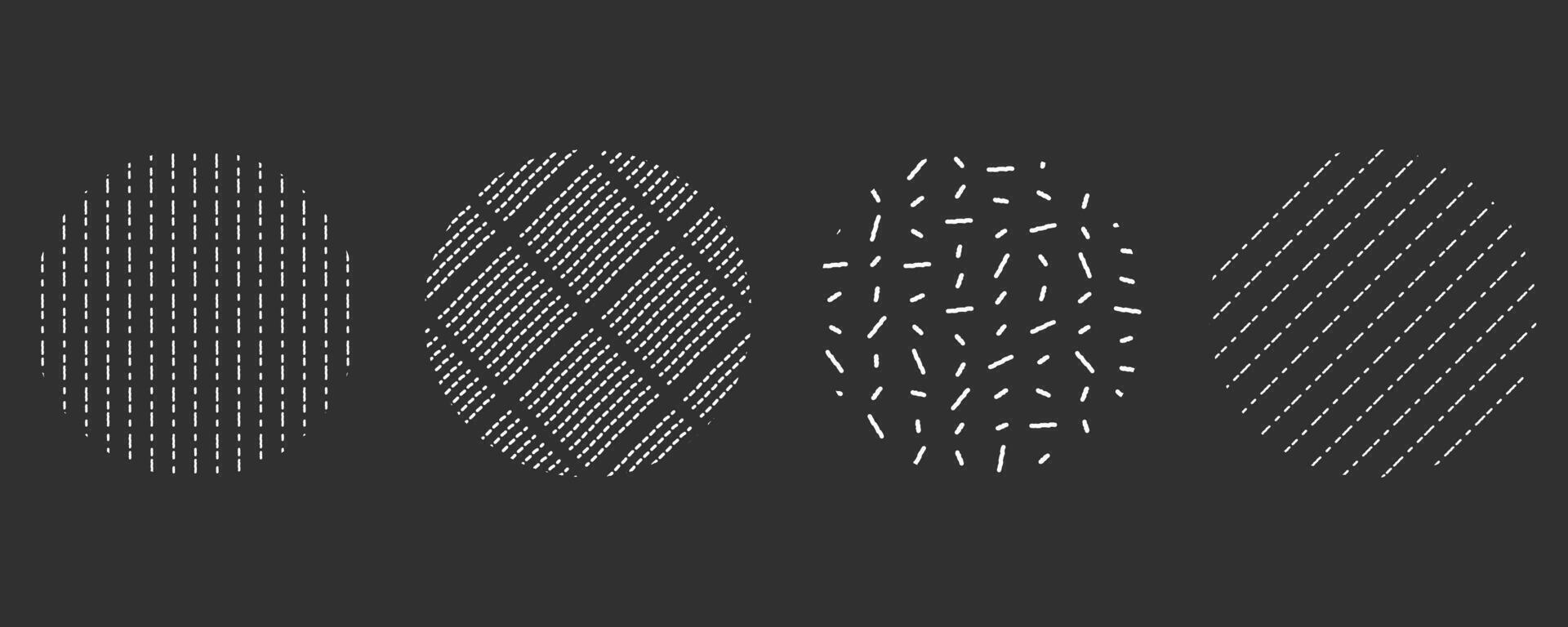 Crosshatch small dash pattern. Seamless white hipster vector print on black background. Minimal geometric texture with squiggle and scattered linear pencil stroke. Grunge endless tribal wallpaper.