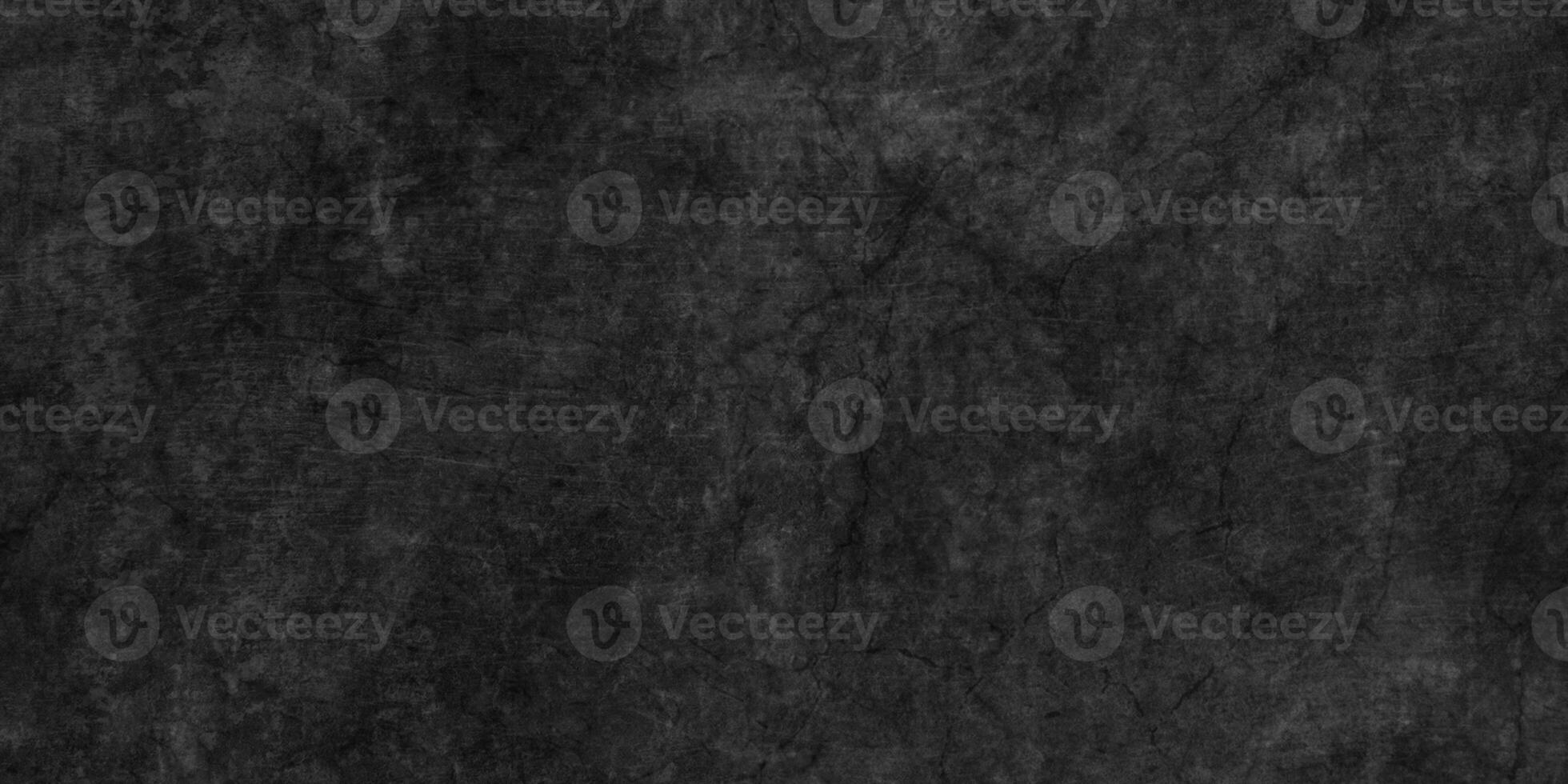 cemento o pared o granito o Roca piso antiguo negro Clásico afligido grunge textura, negro textura antecedentes con hormigón textura diseño, áspero manchado cemento textura, negro vector antecedentes. foto