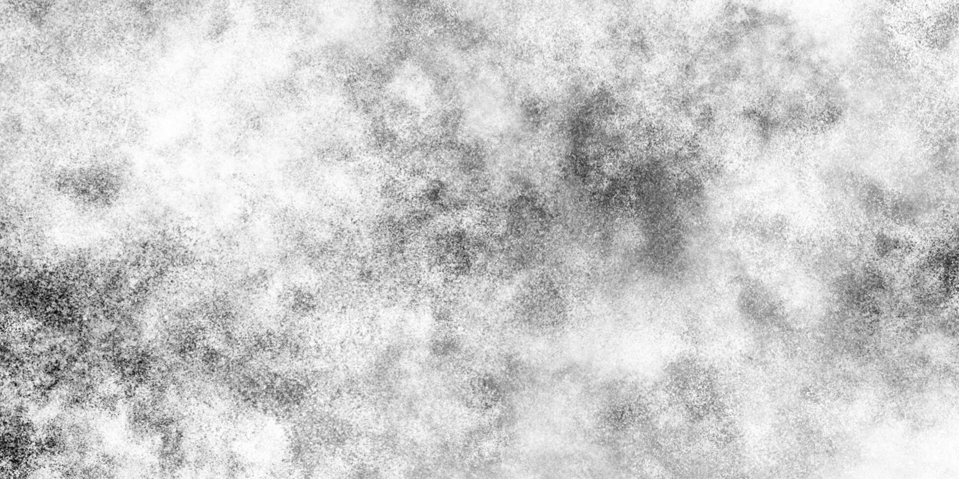Abstract grunge black and white marble texture with grainy stains, Abstract grunge white or grey watercolor painting background, Concrete old and grainy wall white color grunge texture. photo
